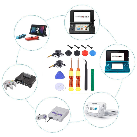 Joy-Con 3D Joystick Repair Screwdriver Set Gamepads Disassembly Tool For Nintendo Switch, Series: 10 In 1