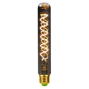 T185 Electroplating Smoke Grey Warm Light LED Bulb Retro Lamp