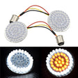 2 PCS Motorcycle LED Signal Steering Lamp For Dyna(White Yellow Light 1157 Without Lampshade) - Signal Lights by PMC TechLife | Online Shopping South Africa | PMC TechLife | Buy Now Pay Later Mobicred