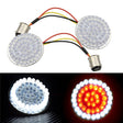 2 PCS Motorcycle LED Signal Steering Lamp For Dyna(White Red Light 1157 Without Lampshade) - Signal Lights by PMC TechLife | Online Shopping South Africa | PMC TechLife | Buy Now Pay Later Mobicred