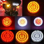 2 PCS Motorcycle LED Signal Steering Lamp For Dyna(Yellow Light 1156 Without Lampshade)