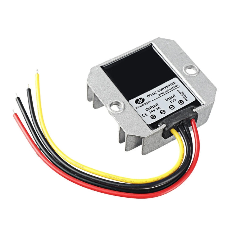 72W 12V To 24V 3A Water-resistant Car Voltage Regulator(WG-12S2403)