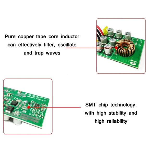 72W 12V To 24V 3A Water-resistant Car Voltage Regulator(WG-12S2403)