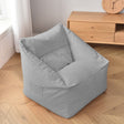 Loafers Sofa BagSkeletonless  Coat, Unfilled, Specification: Chair Cloth Cover(Light Grey) - Sofa Covers & Chair Covers by PMC TechLife | Online Shopping South Africa | PMC TechLife | Buy Now Pay Later Mobicred