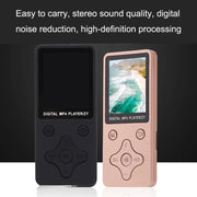 T68 Card Lossless Sound Quality Ultra-thin HD Video MP4 Player(Black)