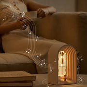 C3 Night Light Bluetooth Speaker USB Charging Sleeping Light, Specification: Bluetooth(Pink)