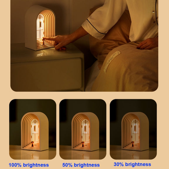 C3 Night Light Bluetooth Speaker USB Charging Sleeping Light, Specification: Bluetooth(Pink)