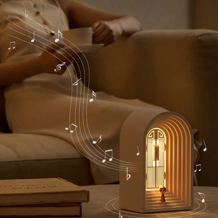 C3 Night Light Bluetooth Speaker USB Charging Sleeping Light, Specification: Ordinary(White)