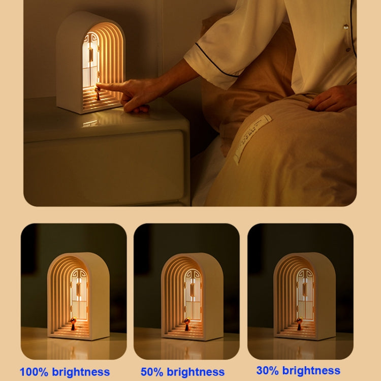 C3 Night Light Bluetooth Speaker USB Charging Sleeping Light, Specification: Ordinary(White)