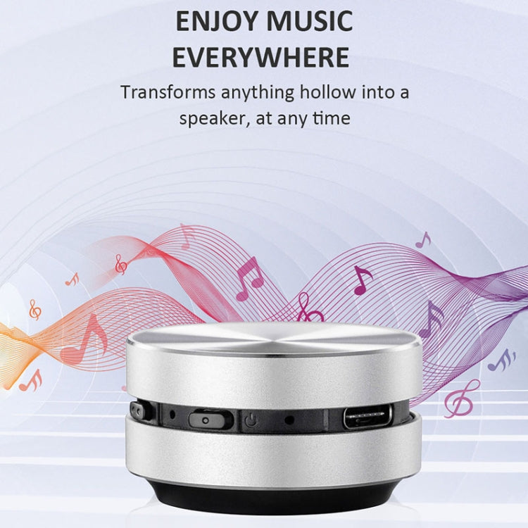 DuraMOBI Hummingbird Black Technology Bone Conduction Wireless Speaker Portable Small Audio(Silver)