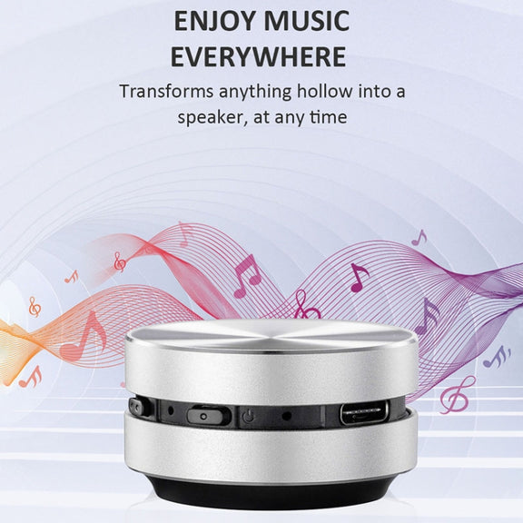 DuraMOBI Hummingbird Black Technology Bone Conduction Wireless Speaker Portable Small Audio(Silver)
