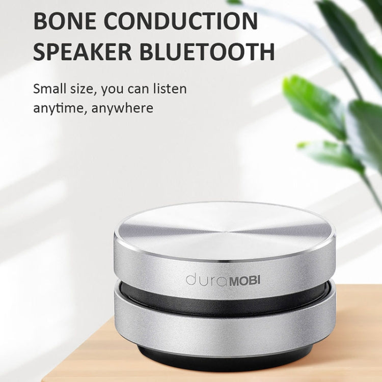 DuraMOBI Hummingbird Black Technology Bone Conduction Wireless Speaker Portable Small Audio(Silver)