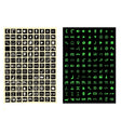 Car Button Luminous Sticker General PET Waterproof Wear-Resistant Car Sticker(Number 2) - free shipping - PMC TechLife - Order now!