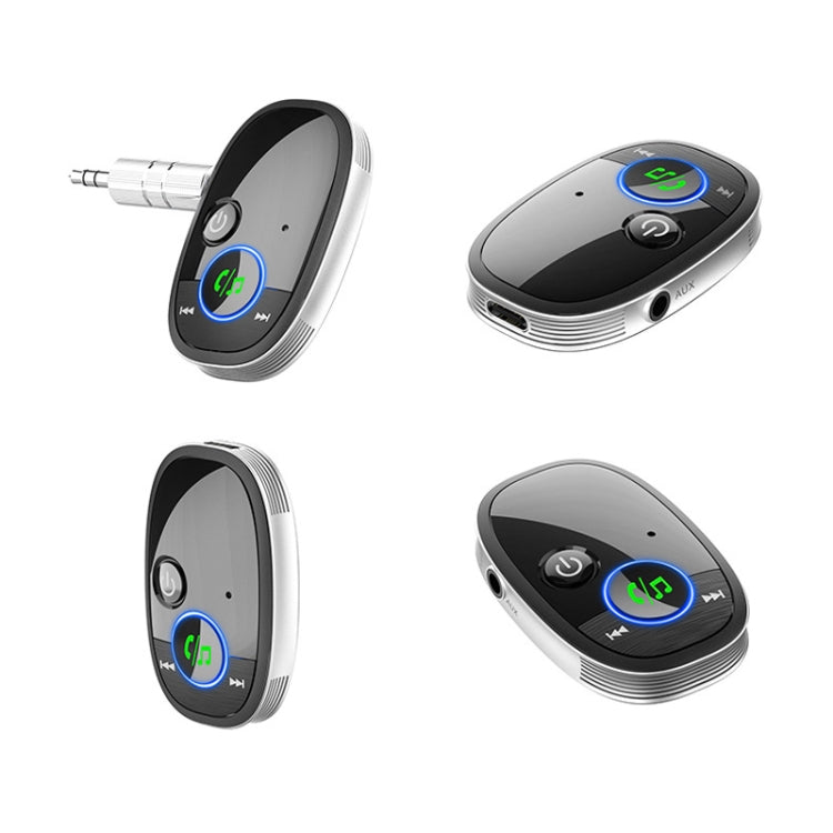 Car Bluetooth Receiver Music Player Wireless Audio Converter(Black)