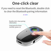 Car Bluetooth Receiver Music Player Wireless Audio Converter(Black)