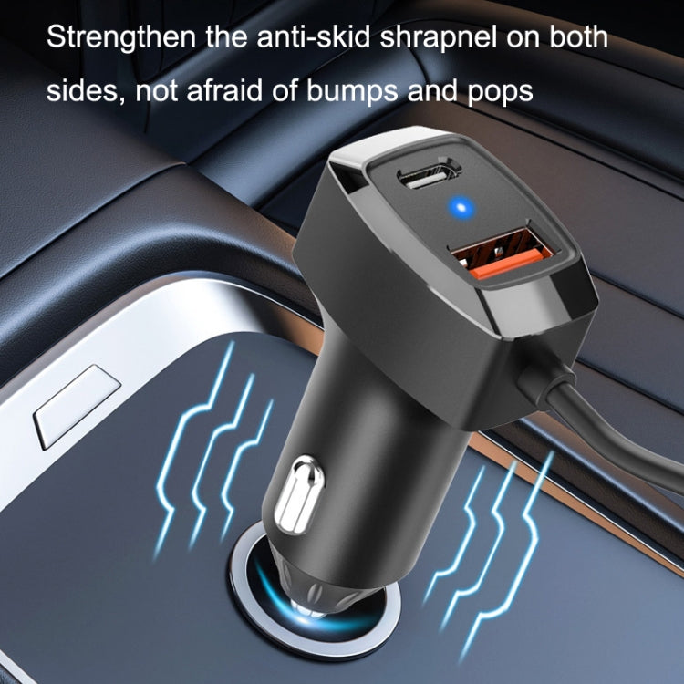 SC02 5 In 1 Mobile Phone Fast Recharge Car Charger