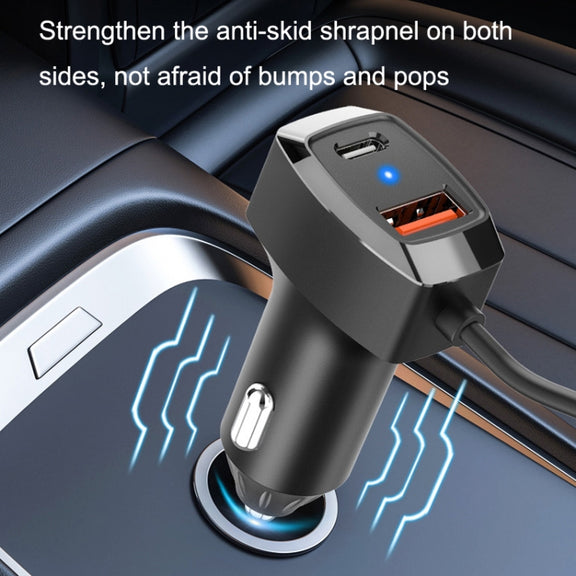 SC02 5 In 1 Mobile Phone Fast Recharge Car Charger