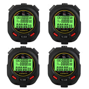 YS 3 Rows Display Luminous Stopwatch Timer Training Referee Stopwatch, Style: YS-1030 30 Memories