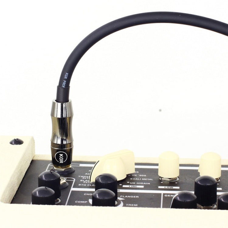 KGR Guitar Cable Keyboard Drum Audio Cable, Specification: 3m(Double Elbow Jack)