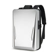 Men PC Hard Shell Gaming Computer Backpack For 15.6-17.3 Inch(Silver) - Backpack by PMC TechLife | Online Shopping South Africa | PMC TechLife | Buy Now Pay Later Mobicred
