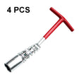 4 PCS Car Spark Plug Sleeve Wrench Universal Car Disassembly Tool, Style: 21mm Short - Hand Tool Sets by PMC TechLife | Online Shopping South Africa | PMC TechLife | Buy Now Pay Later Mobicred
