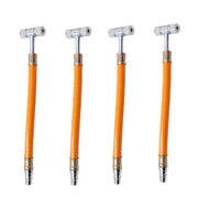 4 PCS Tire Double-head Air Nozzle Car Motorcycle Bicycle Air Nozzle(T-shaped Hose)