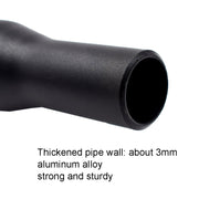 FMFXTR Aluminum Alloy Mountain Bike Extended Seat Post, Specification: 31.8x530mm (Black)