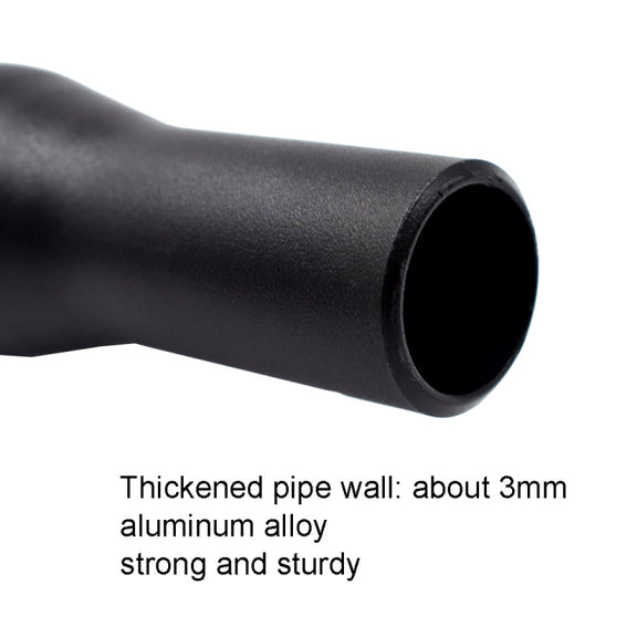 FMFXTR Aluminum Alloy Mountain Bike Extended Seat Post, Specification: 33.9x550mm (Black)