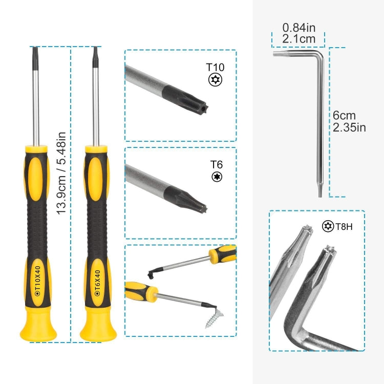 17 In 1 Game Console Repair Screwdriver Tool Set For NS Switch, Series: 17 In 1 (1)