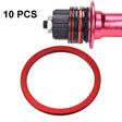 10 PCS FMFXTR Bicycle BB Middle Shaft Flying Wheel Cushion, Thickness: 2mm (Red) - Cap Component by FMFXTR | Online Shopping South Africa | PMc TechLife | Buy Now Pay Later Mobicred