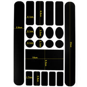 FMFXTR Bicycle Protection Chain Sticker Front Fork Protective Film, Color: Carbon Fiber