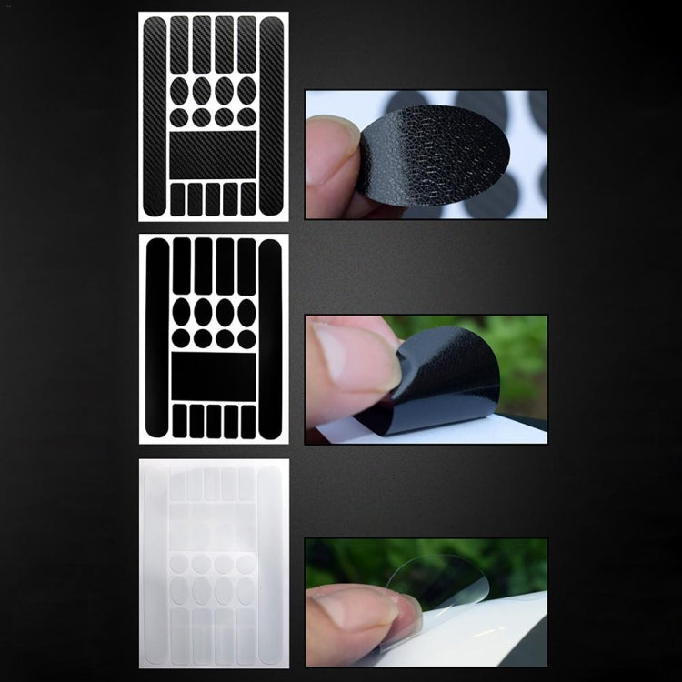 FMFXTR Bicycle Protection Chain Sticker Front Fork Protective Film, Color: Transparent