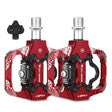 A Pair WEST BIKING YP0802086 Mountain Bike Aluminum Bearing Pedals(Red) - free shipping - PMc TechLife - Order now!
