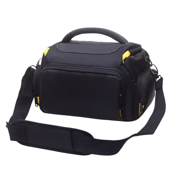 Byk-7895 SLR Camera Water-resistant Shoulder Diagonal Bag, Size: M: 30 x 17 x 22cm(Yellow)