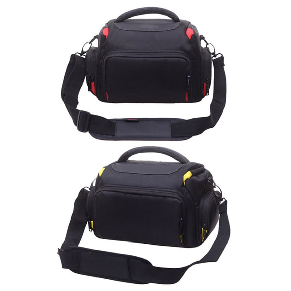 Byk-7895 SLR Camera Water-resistant Shoulder Diagonal Bag, Size: M: 30 x 17 x 22cm(Red)