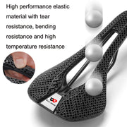 WEST BIKING YP0801130 Bicycle Comfort Honeycomb Seat Cushion(Black)