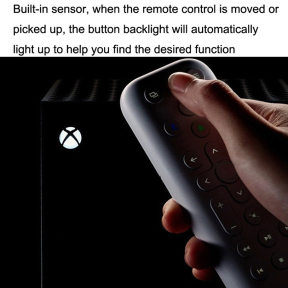 8BitDo Backlit Key Media Remote Control For Xbox, Style: Short Version (Black)