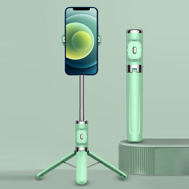 Integrated Reinforcement Keel Live Desktop Bluetooth Mobile Selfie Stick(Youth Green)