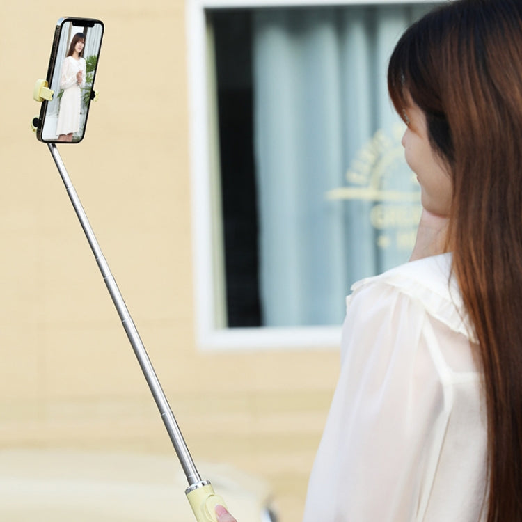 Integrated Reinforcement Keel Live Desktop Bluetooth Mobile Selfie Stick(Youth Green)