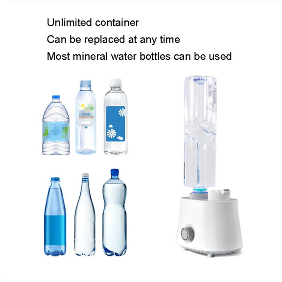 Air Humidifier Home Large Fog Volume Portable Desktop Atomizer, US Plug(White)