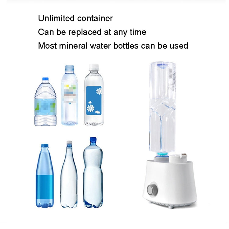 Air Humidifier Home Large Fog Volume Portable Desktop Atomizer, US Plug(White)