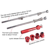 FMFXTR Mountain Bicycles Flower Drum Fast Disassembly Rod(Blue)