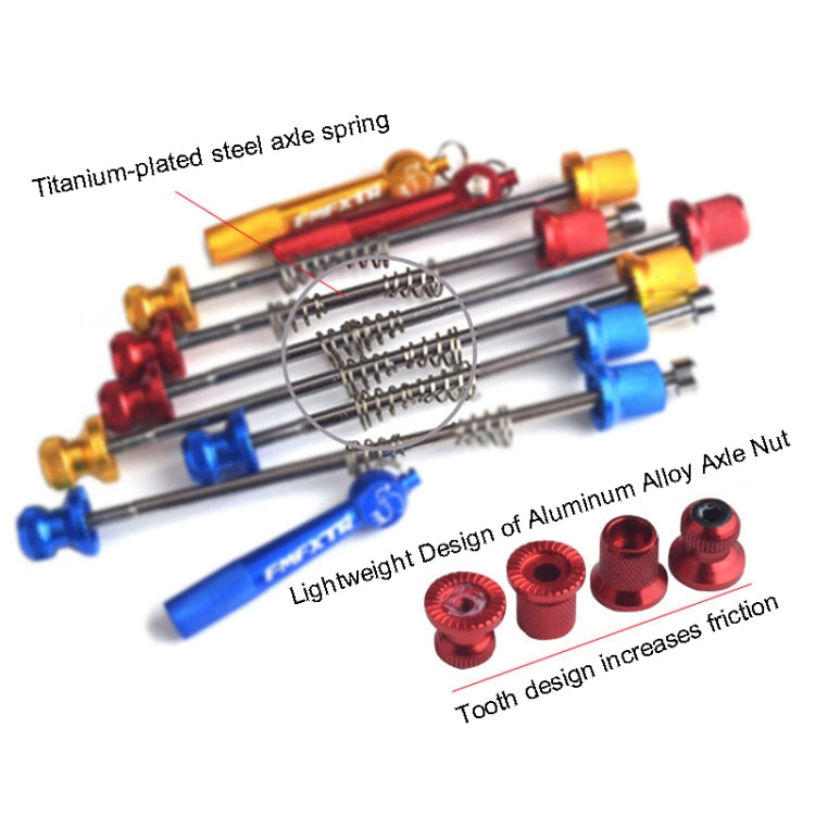 FMFXTR Mountain Bicycles Flower Drum Fast Disassembly Rod(Blue)