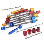 FMFXTR Mountain Bicycles Flower Drum Fast Disassembly Rod(Blue)