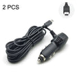 2 PCS Car Charger Fast Charging Driving Recorder Supply Line, Style: 1A+2A(Mini Straight Head) - Cables & Connectors by PMC TechLife | Online Shopping South Africa | PMC TechLife | Buy Now Pay Later Mobicred