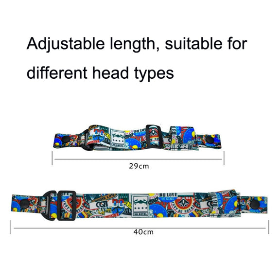 Flight Video Glasses Graffiti Color Headband Fixed Strap For DJI FPV Goggles V2 Strap