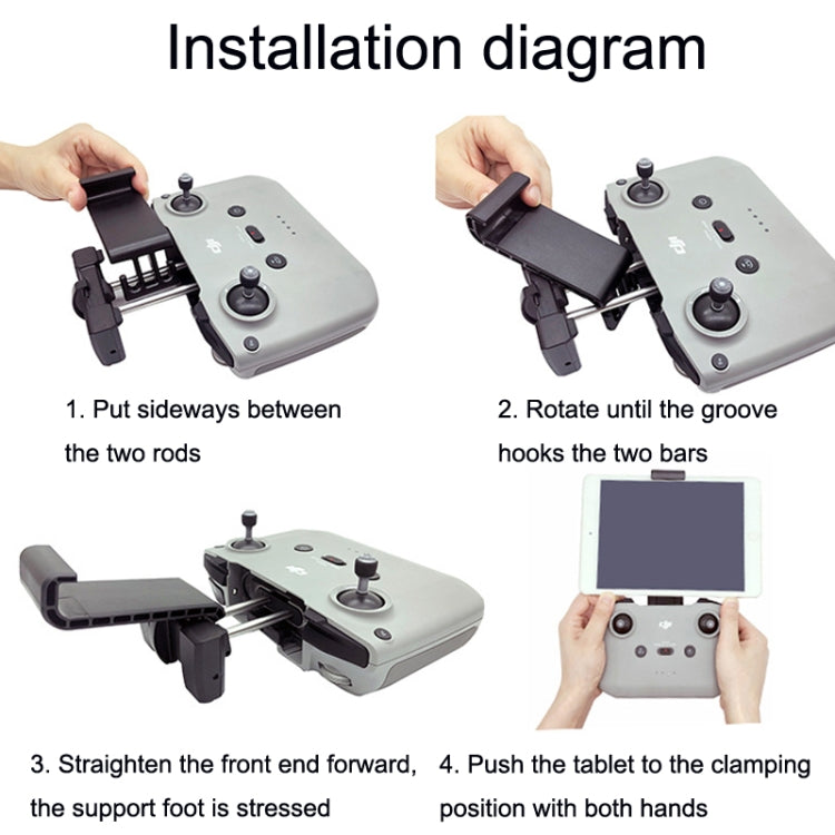 Remote Control Tablet Extension Bracket For DJI Mavic 3 / Air 2 / Air 2S / Mini 2, Style: Large