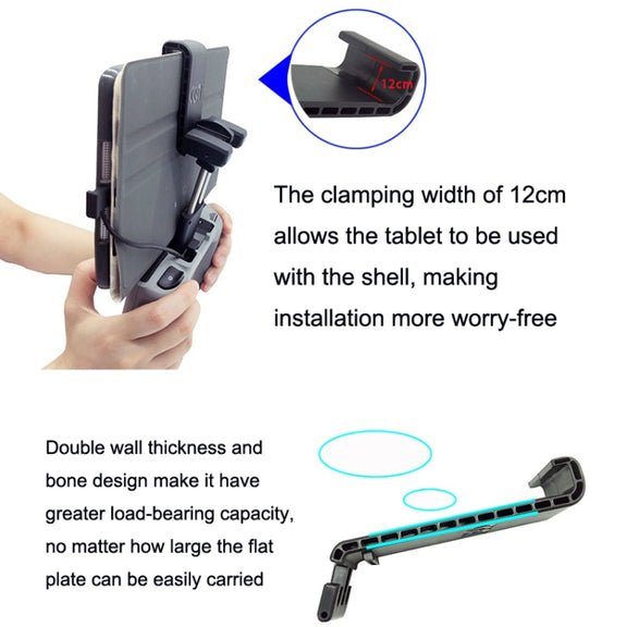 RC Tablet Extension Bracket For DJI Mavic 3 / Air 2 / Air 2S / Mini 2, Style: Large+Micro Line