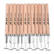 8 PCS/Set MYTEC Multifunctional Woodworking Rubber Stamp Carving Tool Knife