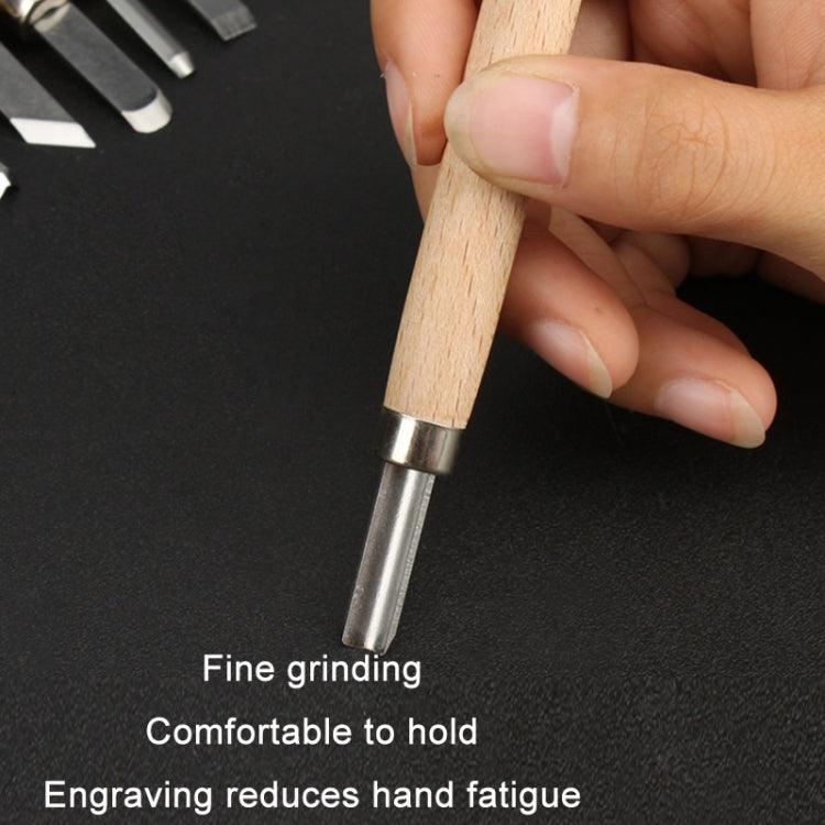 8 PCS/Set MYTEC Multifunctional Woodworking Rubber Stamp Carving Tool Knife